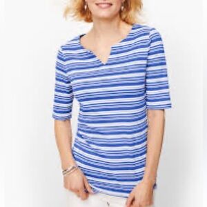 TALBOTS - Blue Striped Women’s Shirt